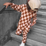 Organic Ribbed Set in Spiced Cider + Graham