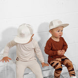 Ribbed Bamboo Leggings (3 Pack) - Rust Classics