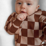 Organic Ribbed Set in Spiced Cider + Graham