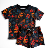 Everyday Cotton Shorts Set in Inkworks