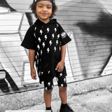 Short Sleeve Hoodie in Jagger