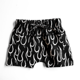 Relaxed Fit Shorts in Fuego