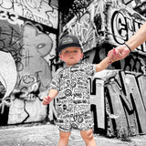 Bummie Two Piece Set in Urban Drip
