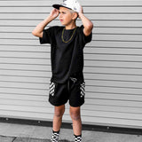 Everyday Cotton Shorts Set in Black