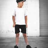 Relaxed Fit Shorts in Black