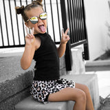 ACTV Babe Gym Shorts in Ava (Leopard)