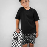 Relaxed Fit Shorts in Fuego