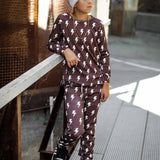 Organic Ribbed Set in Jagger x Cocoa Edition