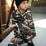 Organic Ribbed Set in Classic Camo