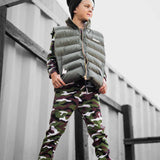 Puffer Vest in Olive