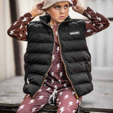 Puffer Vest in Black