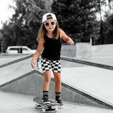 Ribbed Bamboo Tank in Black