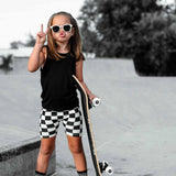 Ribbed Bamboo Tank in Black