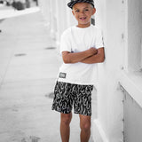 ACTV Mesh Gym Shorts in Fuego