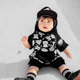 Short Sleeve Hoodie in Born To Be Wild