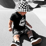 Bamboo Biker Shorts in Warped Tour [Midnight Edition]