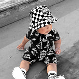 Bamboo Zippy Shortie in Mad Love For My Mama [Midnight Edition]