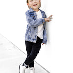 RB x LB The Core-Classic Midi Boot in Black / White - Rebel Bro