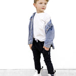 RB x LB The Core-Classic Midi Boot in Black / White - Rebel Bro
