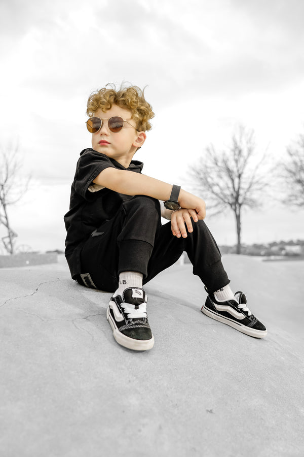 The Basic Rebel Jogger in Black - Rebel Bro