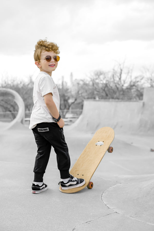 The Basic Rebel Jogger in Black - Rebel Bro
