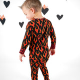 Bamboo Two Piece Set in Caliente