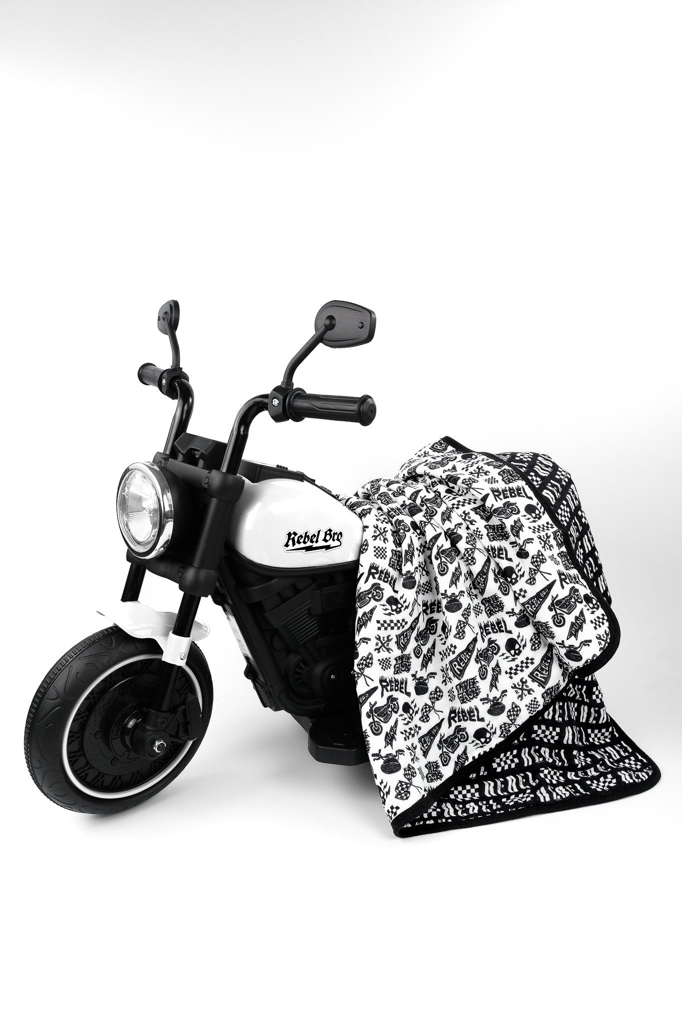 Live Fast x Rebel Racer Organic Muslin Quilt - Rebel Bro