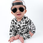 Bamboo Zippy Sleeper in Live Fast - Rebel Bro