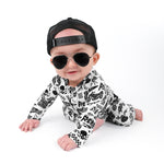 Bamboo Zippy Sleeper in Live Fast - Rebel Bro