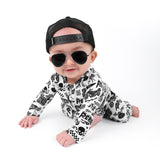 Bamboo Zippy Sleeper in Live Fast - Rebel Bro