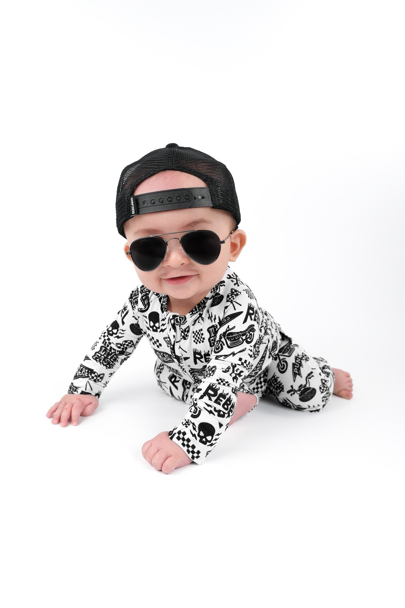 Bamboo Zippy Sleeper in Live Fast