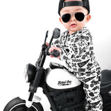 Bamboo Zippy Sleeper in Live Fast - Rebel Bro