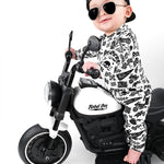 Bamboo Zippy Sleeper in Live Fast - Rebel Bro