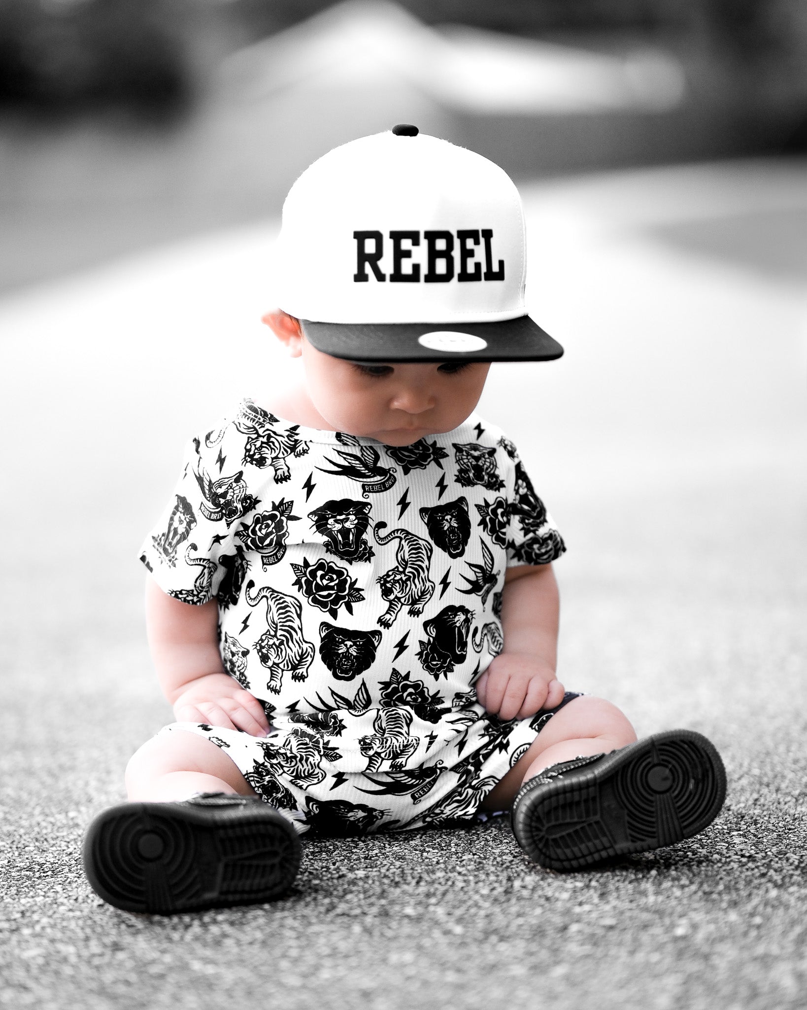 Bummie Two Piece Set in Born to be Wild - Rebel Bro
