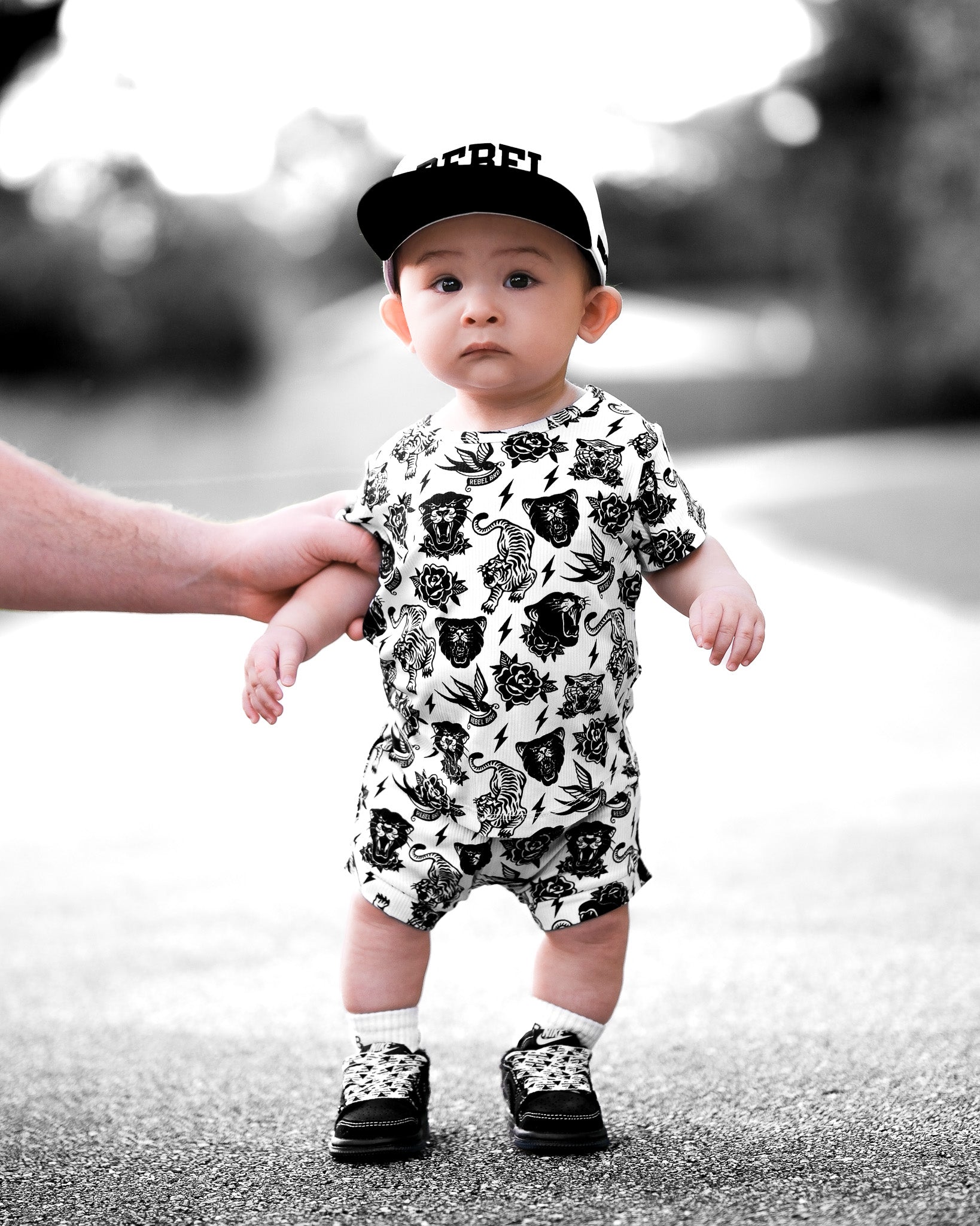Bummie Two Piece Set in Born to be Wild - Rebel Bro