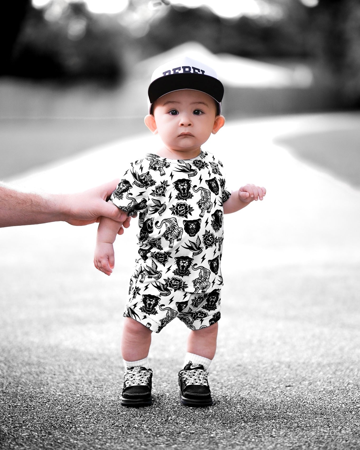 Bummie Two Piece Set in Born to be Wild - Rebel Bro