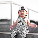 Overalls in Urban Drip