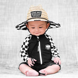 UPF50+ Swim Romper in Off The Wall