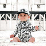 UPF50+ Swim Romper in Sink or Swim
