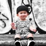 Bummie Two Piece Set in Urban Drip