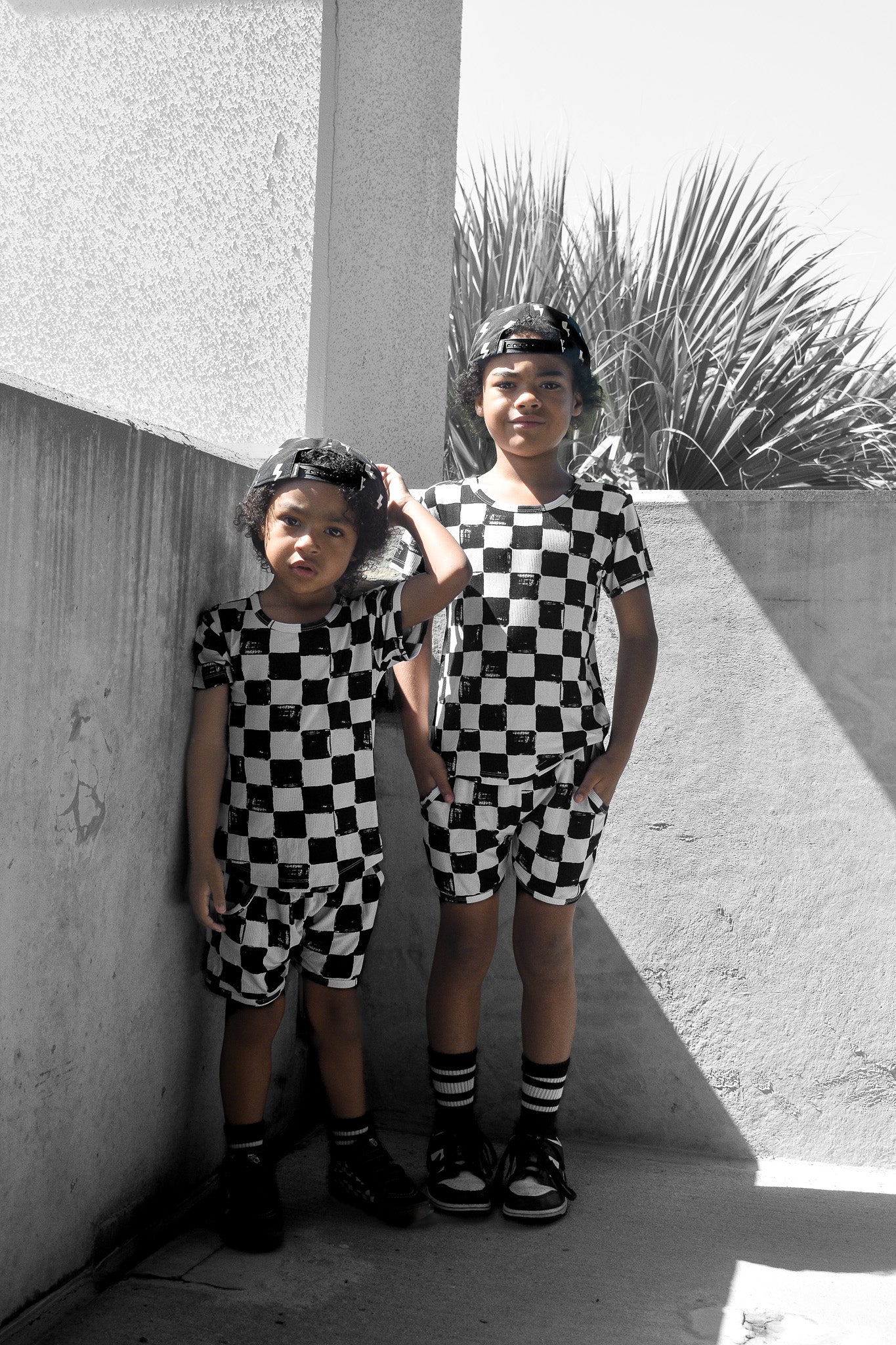 Biker Two Piece Set in Vintage Venice - Rebel Bro