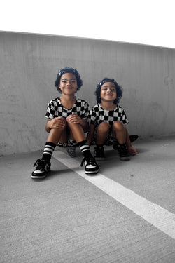 Image of Biker Two Piece Set in Vintage Venice - Rebel Bro