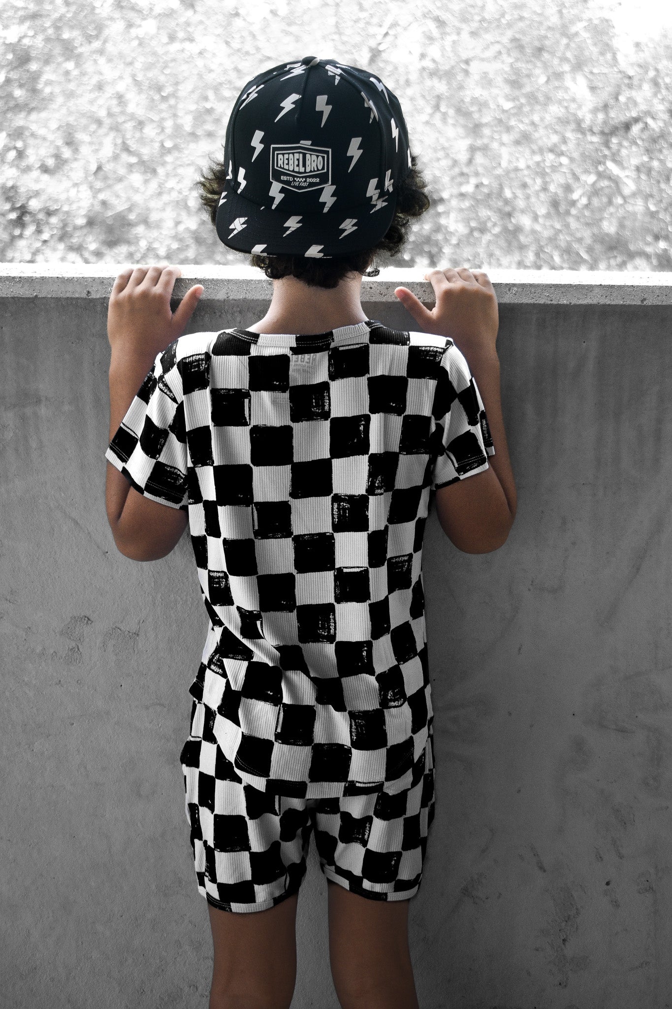 Biker Two Piece Set in Vintage Venice - Rebel Bro