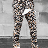 Women’s Bamboo Two Piece Set in Ava (Leopard)