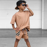 Everyday Cotton Shorts Set in Vintage Terracotta