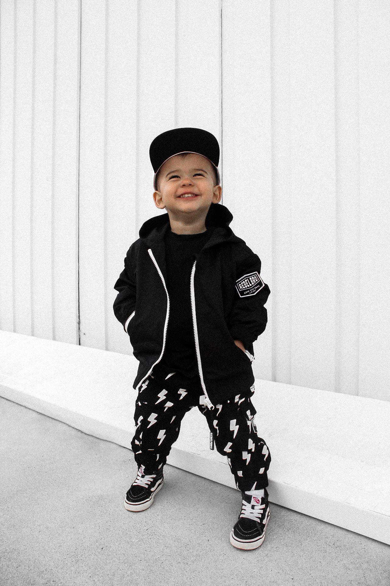 Live Fast Hydro Bomber Jacket in Black (FINAL SALE)