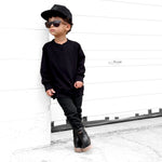RB x LB The Core-Classic Midi Boot in Black / Taupe - Rebel Bro