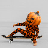 Bamboo Two Piece Set in Jack-O Lantern Checkered