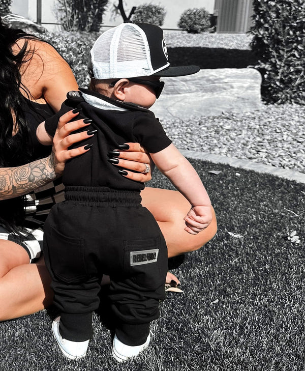 The Basic Rebel Jogger in Black - Rebel Bro