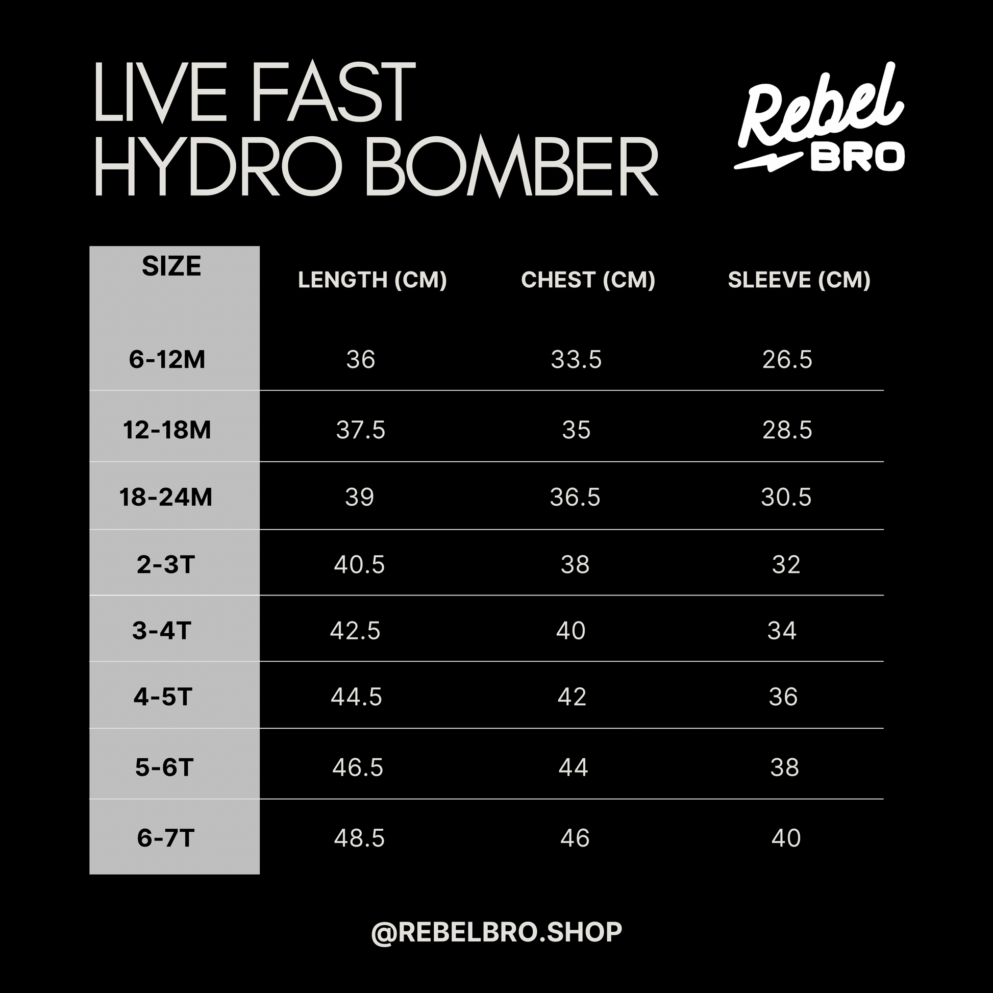 Live Fast Hydro Bomber Jacket in Black (FINAL SALE)